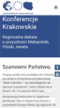 Mobile Screenshot of konferencjekrakowskie.pl